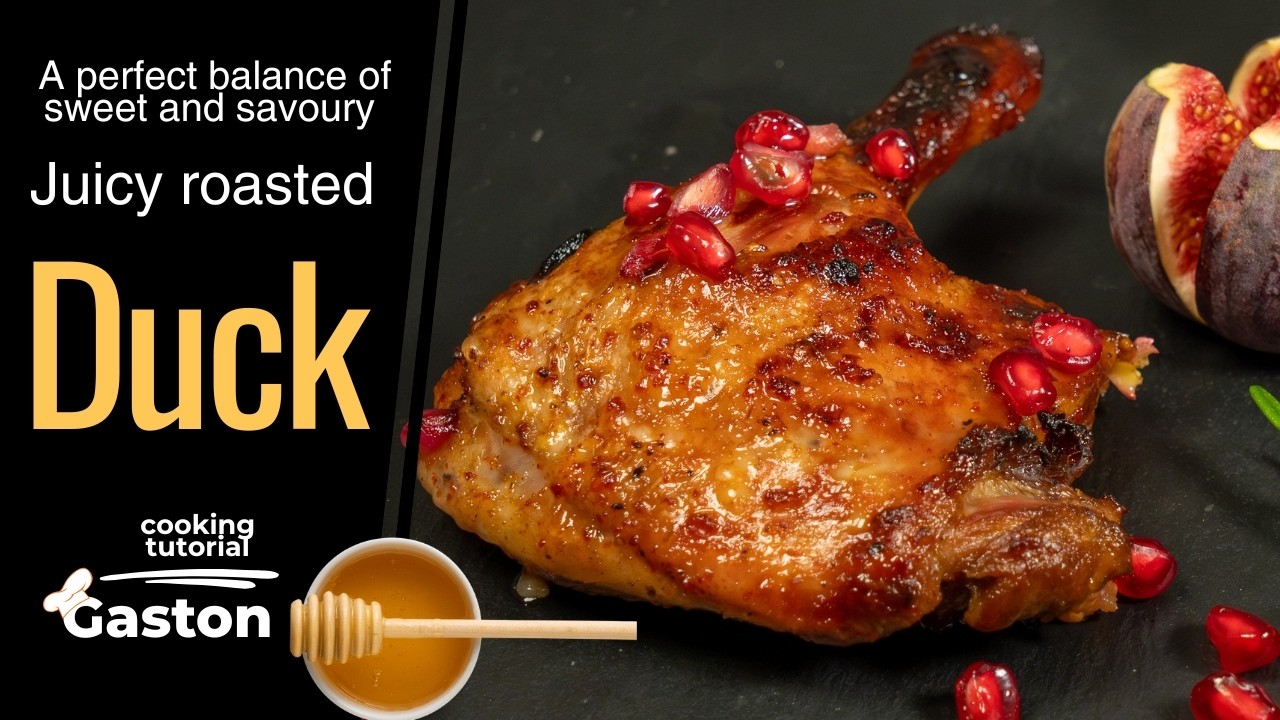 Duck Legs with Figs. Delicious & Aromatic Home Recipe