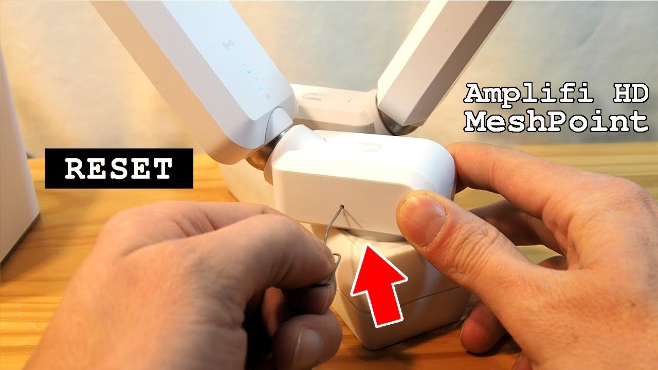 Ubiquiti AmpliFi HD Wi-Fi System &bull; MeshPoint factory reset