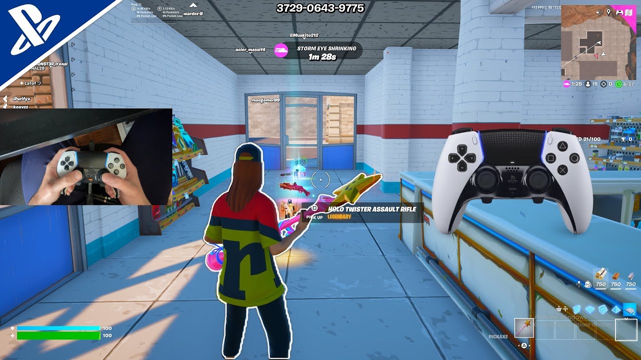 PS5 Pro Controller Dualsense Edge ASMR 😴 Handcam Fortnite Tilted Zonewars Gameplay⭐