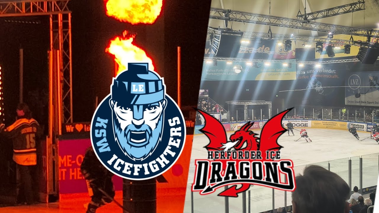 DRAGONS EISKALT ❄️💥 | Icefighters Leipzig - Herforder ICE Dragons 