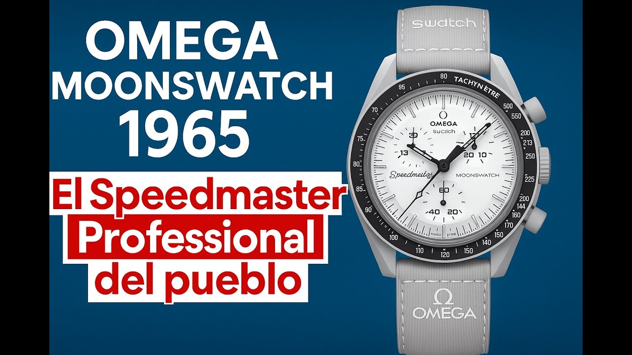 ¿Es el MoonSwatch 1965. El Omega SpeedMaster del pueblo?