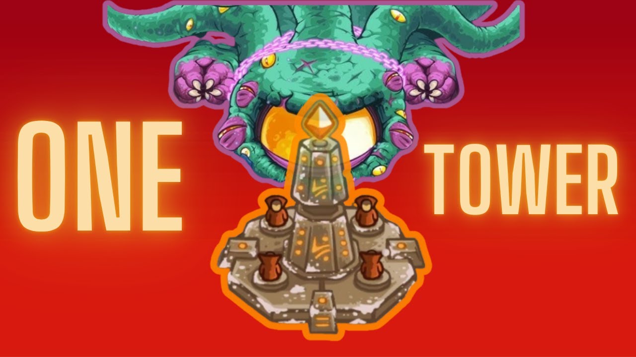 WE BEAT KINGDOM RUSH ALLIANCE WITH ONE TOWER