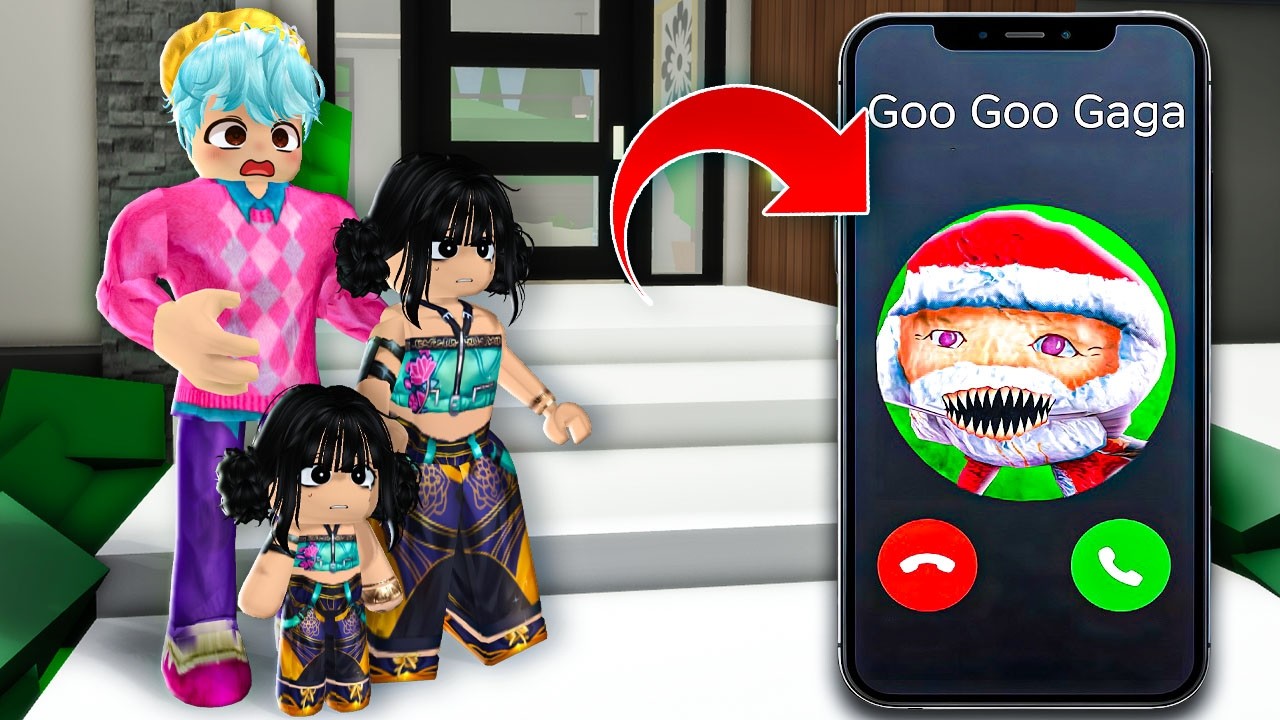 GOO GOO GAGA N'ARRÊTE PAS D'APPELER LA FAMILLE KPOP BABY SAJA À  3H DU MATIN, ROBLOX BROOKHAVEN