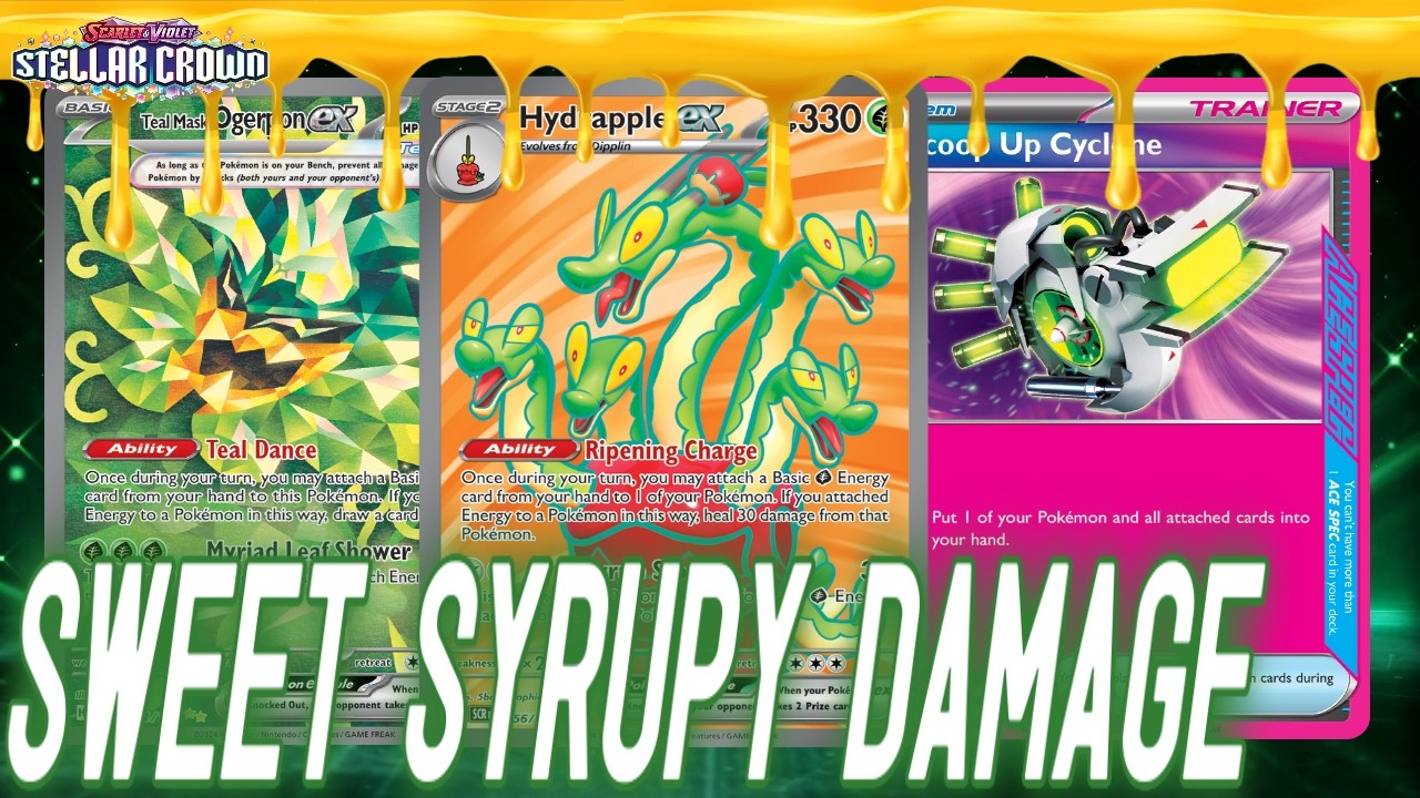 Hydrapple ex w/Teal Mask Ogerpon ex Make the Best Grass Deck