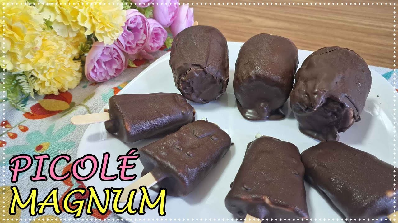 PICOLÉ MAGNUM CASEIRO 😋 SUPER FÁCIL E DELICIOSO