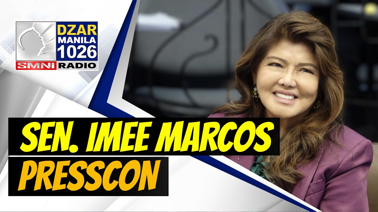 PRESSCON: Sen. Imee Marcos, may isisiwalat