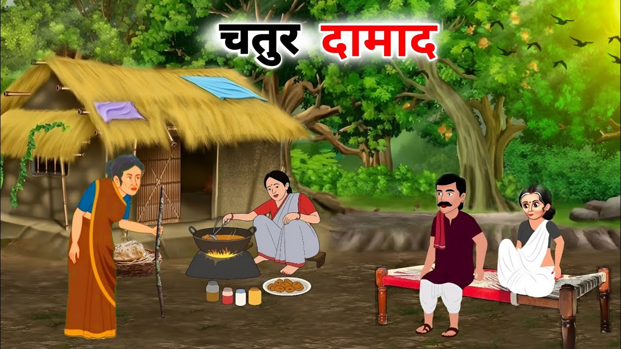 बुढ़िया का चतुर दामाद हिंदी कहानी | Budhiya Ka Chatur Damad| Hindi kahani| Panchtantra Ki Kahaniyan