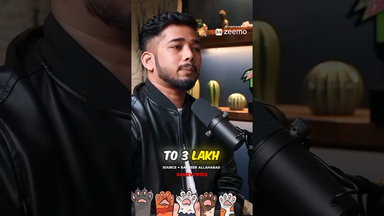 Scout Op income reveal🤑 😱😵 | Ranveer Allahabadai #ytshorts #gaming  #podcast #scout #income