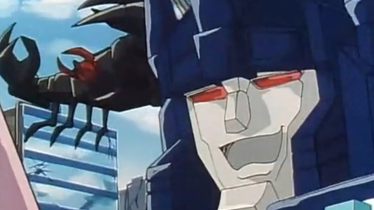 Overlord attacks Paris and Tokyo (Transformers: Super-God Masterforce)