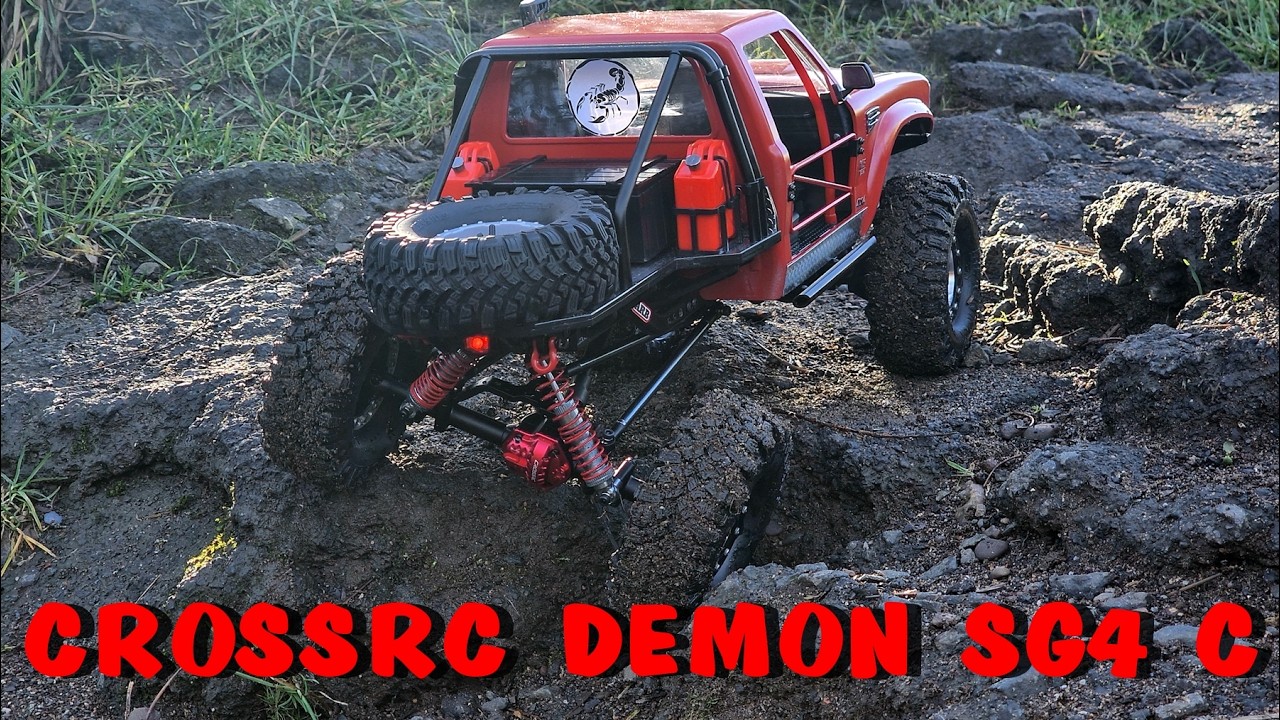 CROSSRC, DEMON SG4 C     Pierwsza testowa jazda, first test drive, part 2