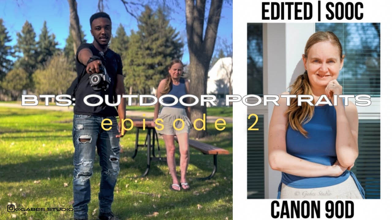 BTS: Outdoor Portraits | Episode 2 | Canon 90D