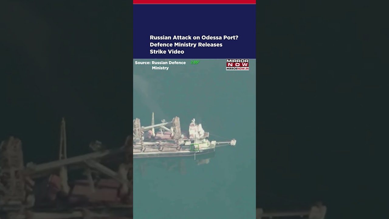Ukraine Port Blast: Russia Claims Odessa Ships Destroyed in Latest Military Strike #ytshorts
