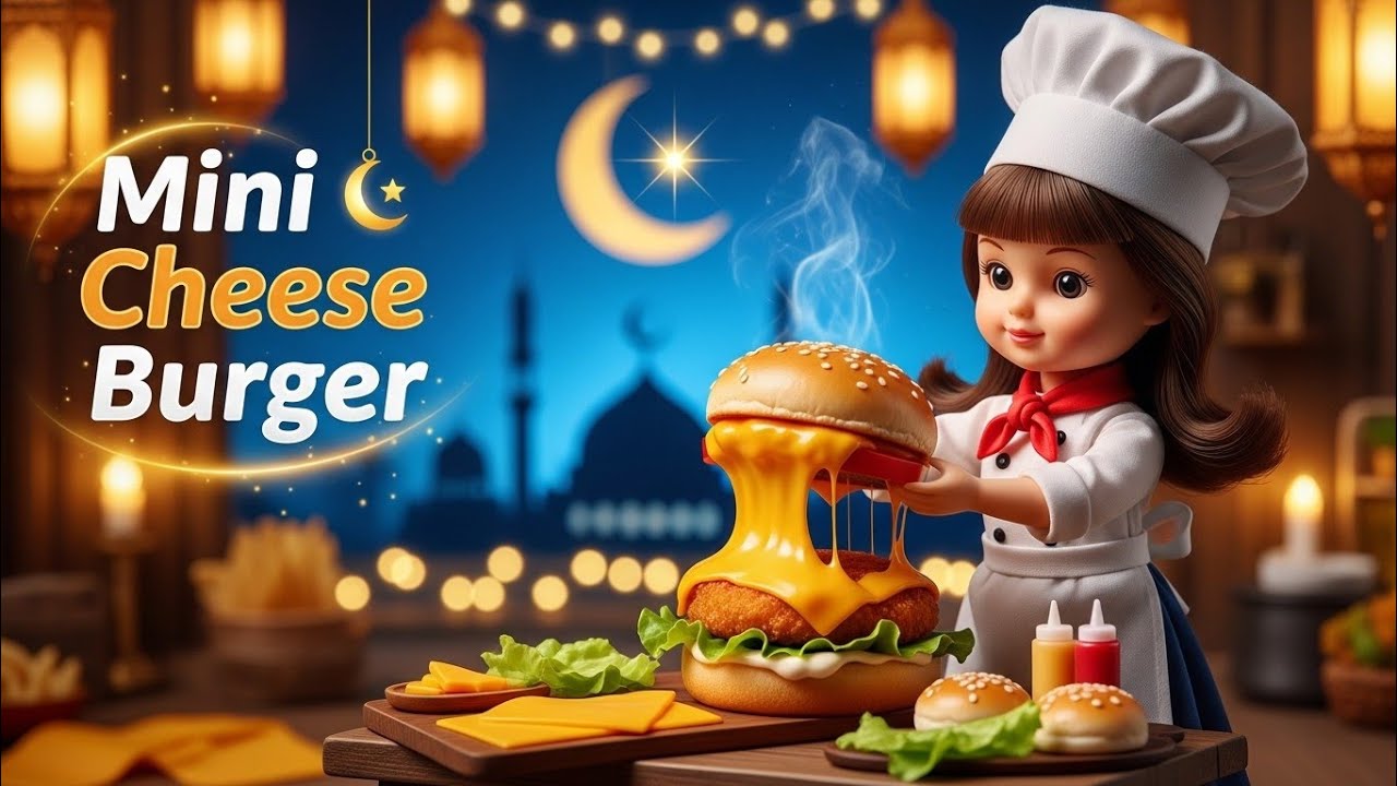 Ramzan day 1 mini burger| satisfying ASMR |relaxing food