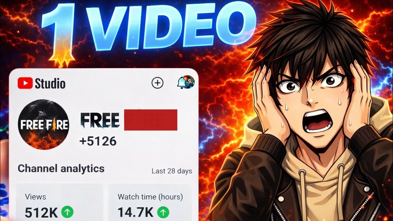 1 Video Gaming Shorts Chelenge ( G*nd faaad results 🔥) How To Grow Gaming Chennal 