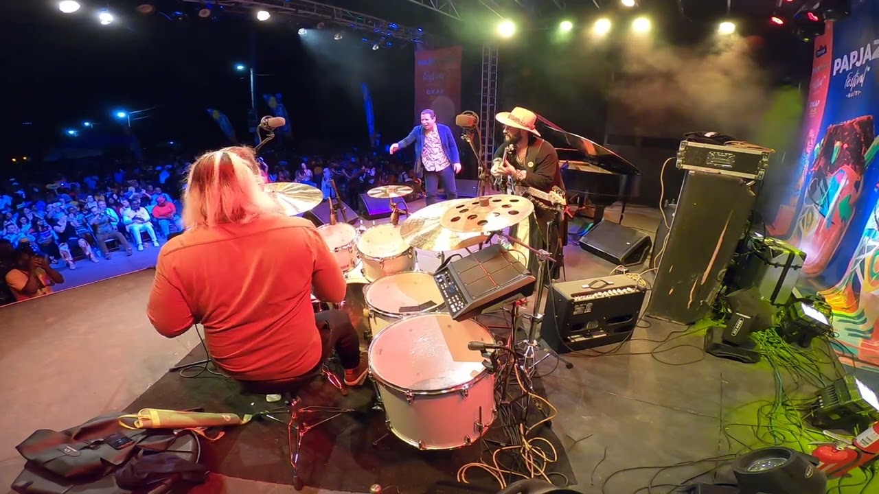 ISRAEL MORALES with @alfredorsmusic & @MrHossn at @papjazzhaiti #drumcam / THRILLER #song