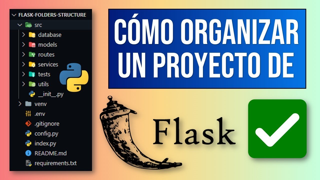 Aplicación Flask: Estructura de Carpetas y Archivos | Cómo organizar un Proyecto de Python y Flask ✅