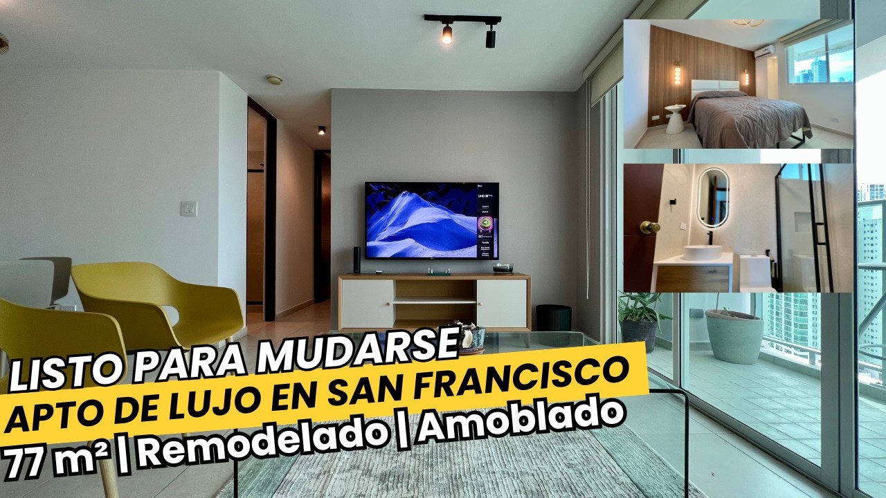 Vive en PH Terramar San Francisco | Apartamento Remodelado de 77m² con Amenidades de Lujo