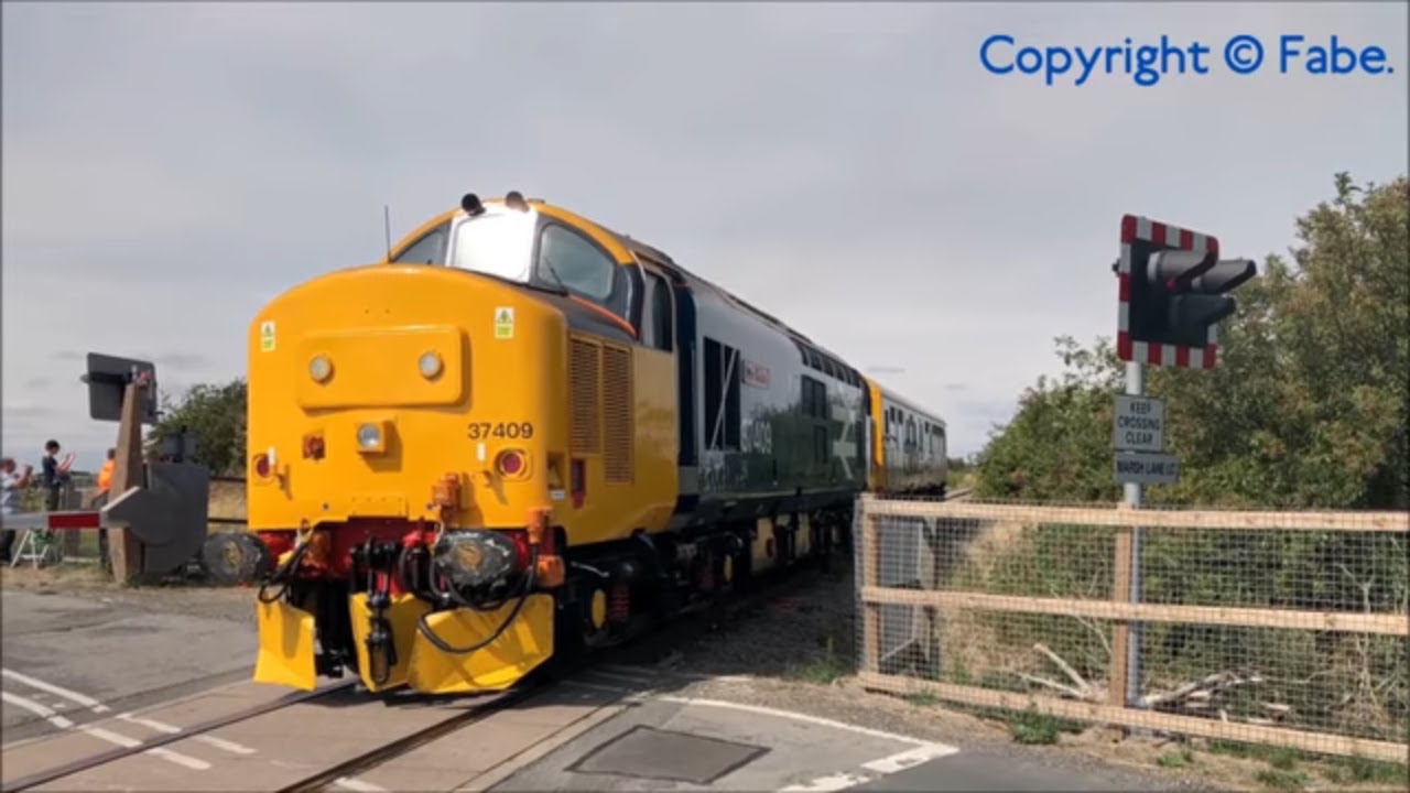 *RARE* *TRACTOR* (Dead Grimsby) Marsh Lane Crossing (22/08/18)