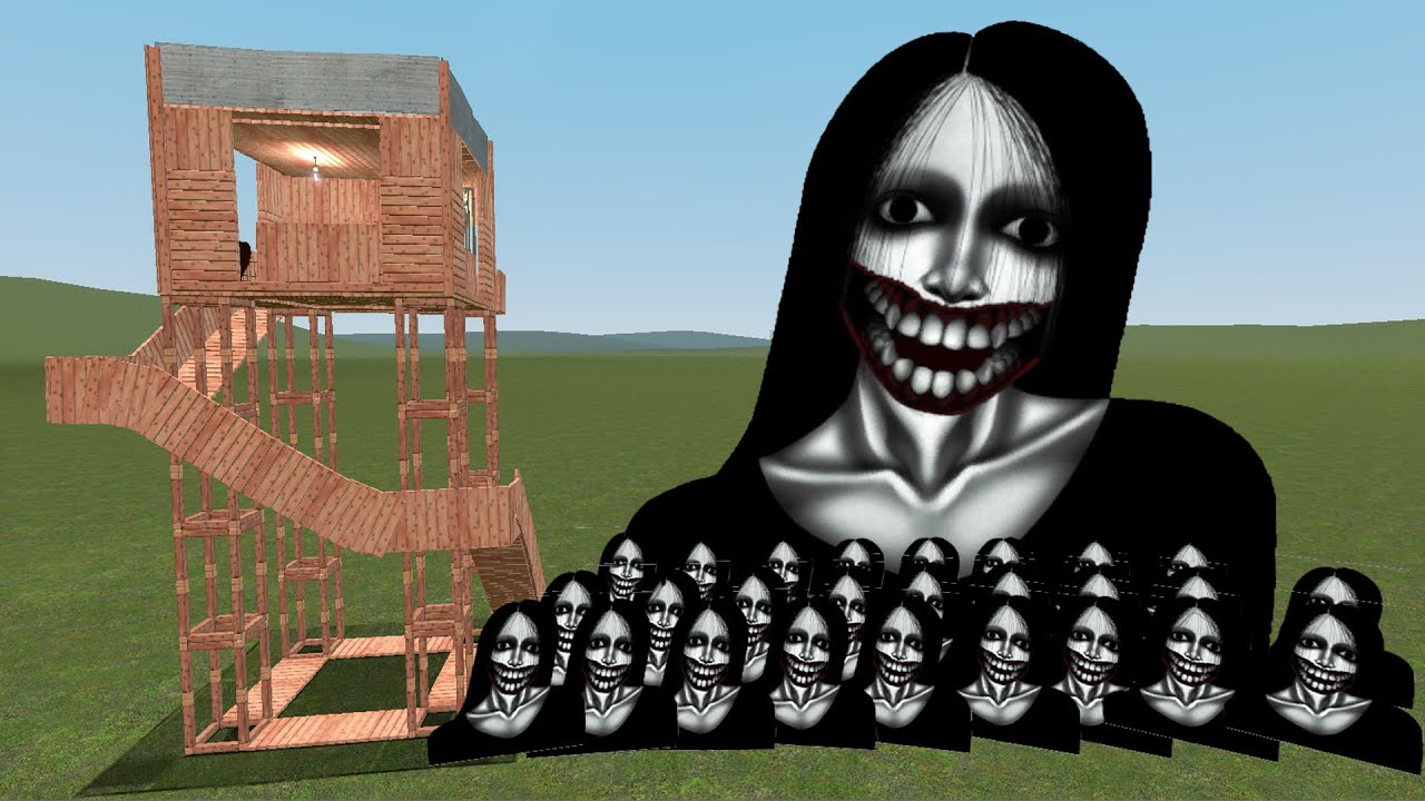 Kuchisake Onna Vs Towers In Garry's Mod | Jean backer
