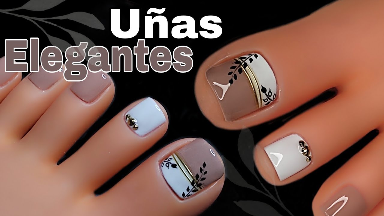 Diseño de uñas ELEGANTES,FACILES muy BONITAS 💅😍.Stylish nails.