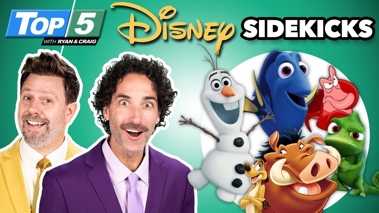 5️⃣ Top 5 Disney Sidekicks of All Time! | Countdown with Ryan & Craig