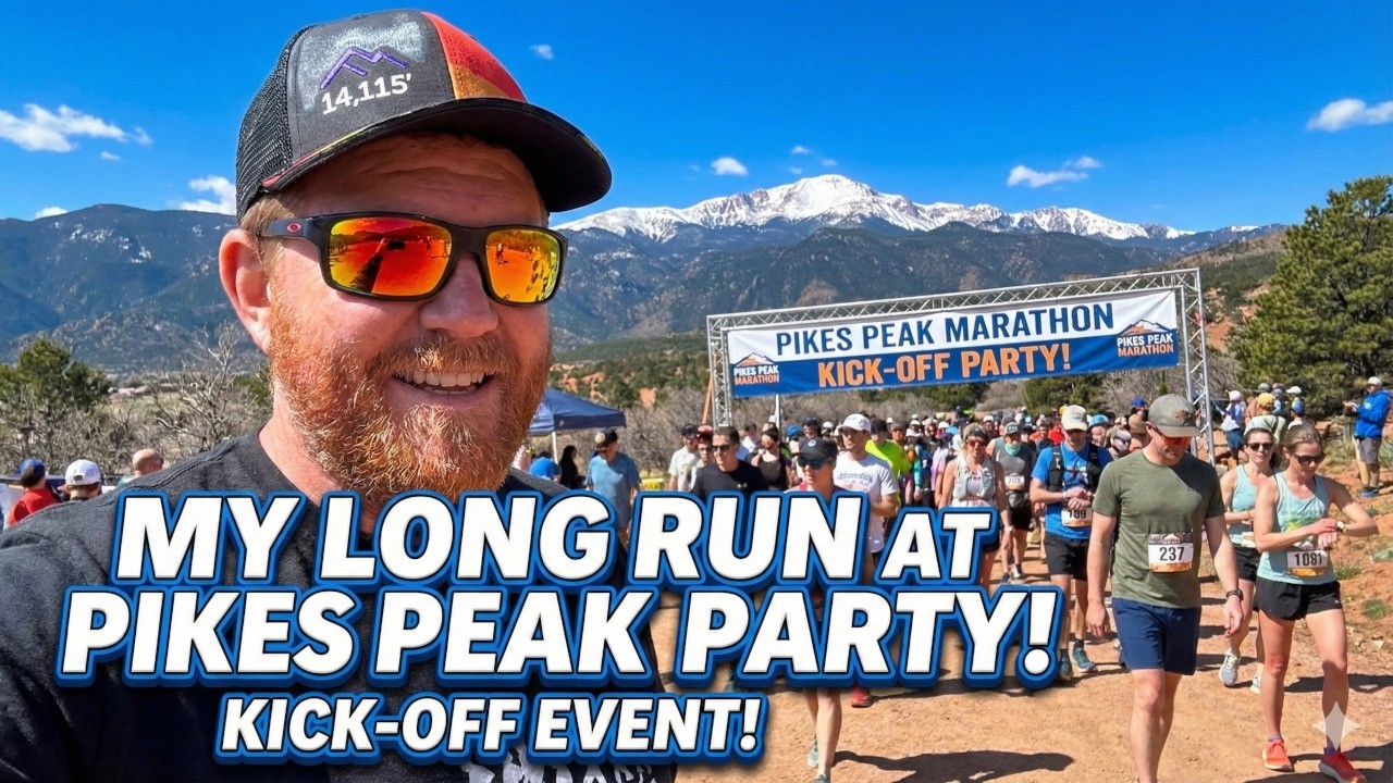 Epic Long Run at the Pikes Peak Marathon Kick-Off Party!
