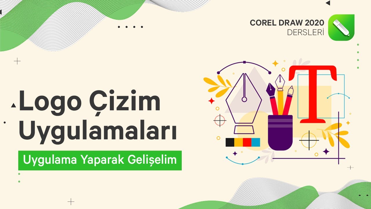 4- Uygulamalı Logo Çizimleri ile Çizim Teknikleri - CorelDraw 2020 Dersleri