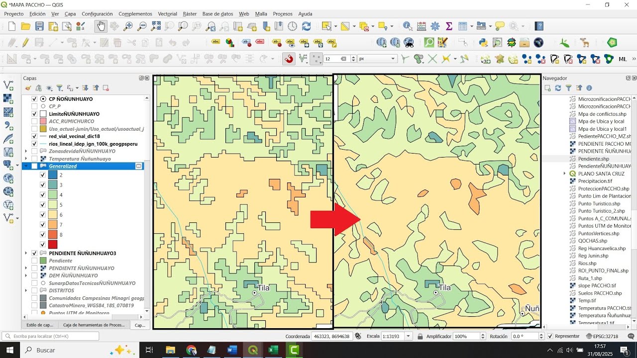 Suavizado de bordes de los poligonos en QGIS