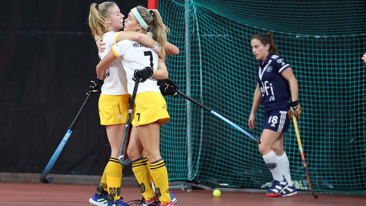 NK ZAAL 2022 - Dames Den Bosch winnen halve finale van Pinoké