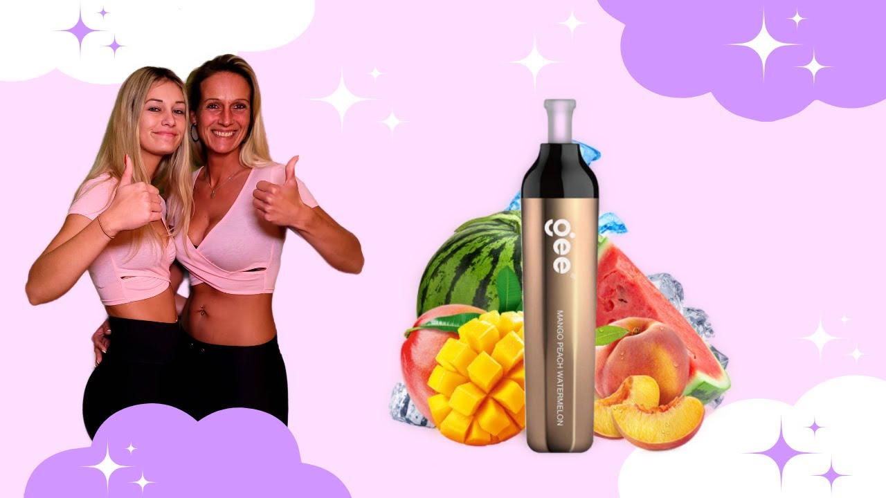 Su und Mimi testen f&uuml;r euch: Gee, Mango Peach Watermelon Einweg-Dampfer