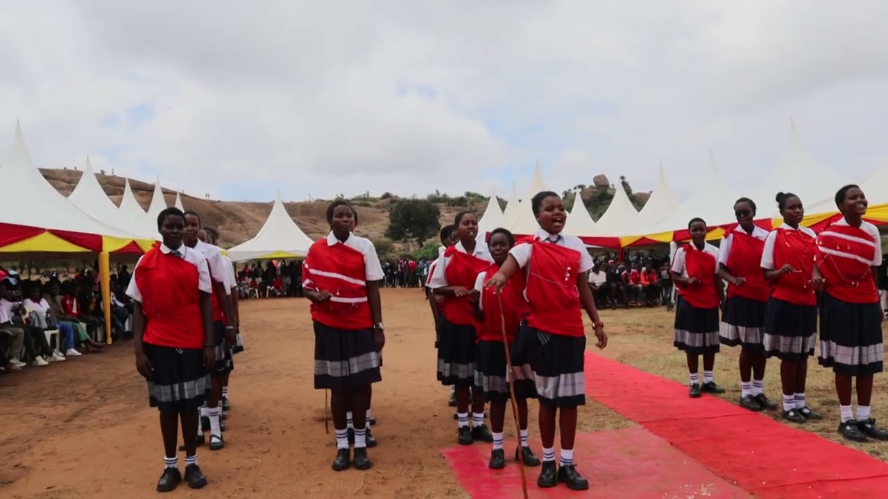 St. Francis Doldol Girls Performing a Sacred folksong by the Maa community