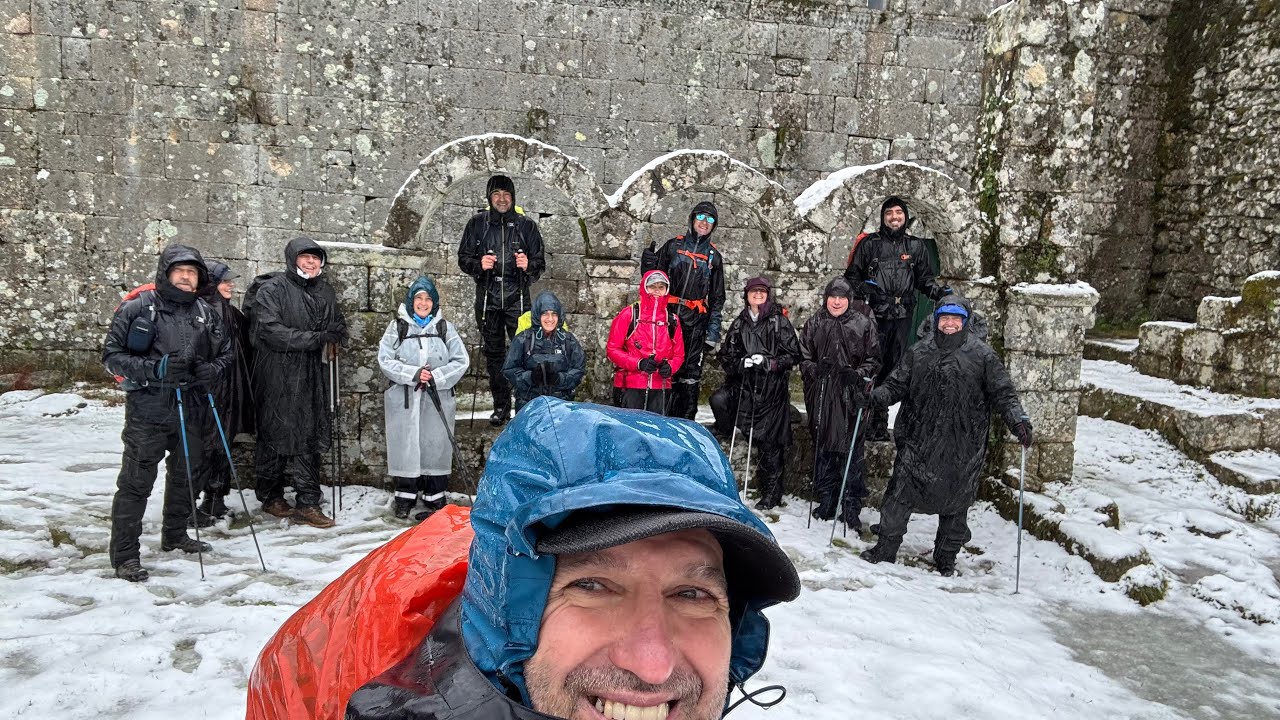 A Neve em Pitões das Júnias desde Parada de Outeiro