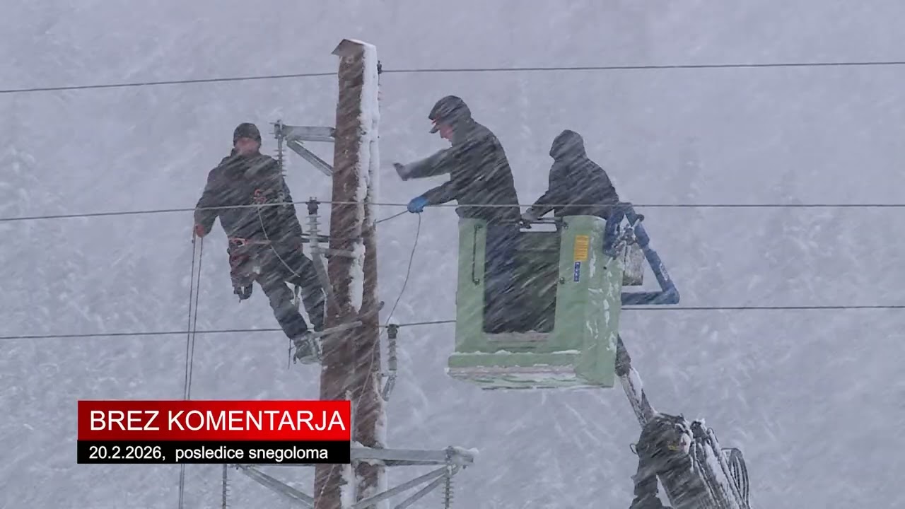 Posledice snegolom, februara 2026
