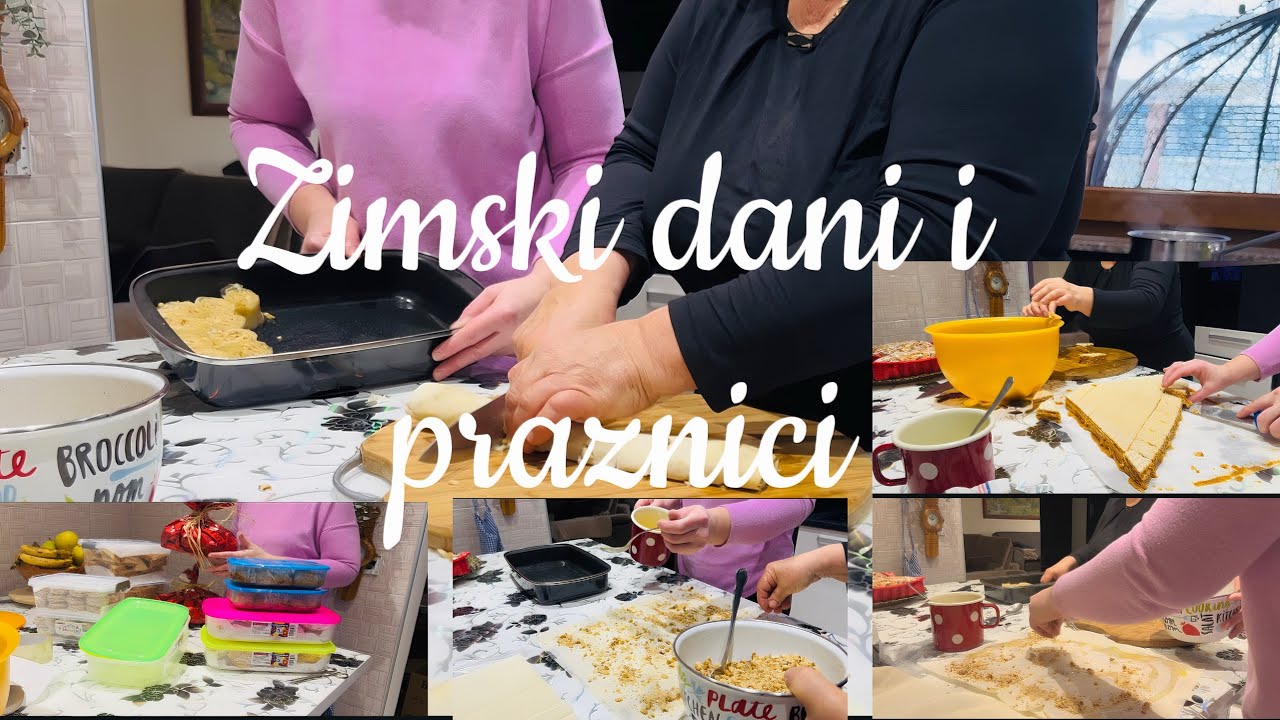 🎄Dvije vjere,dvije kulture-prijateljstvo/Svekrva i ja pripremamo kolace za praznik naših prijatelja🎄
