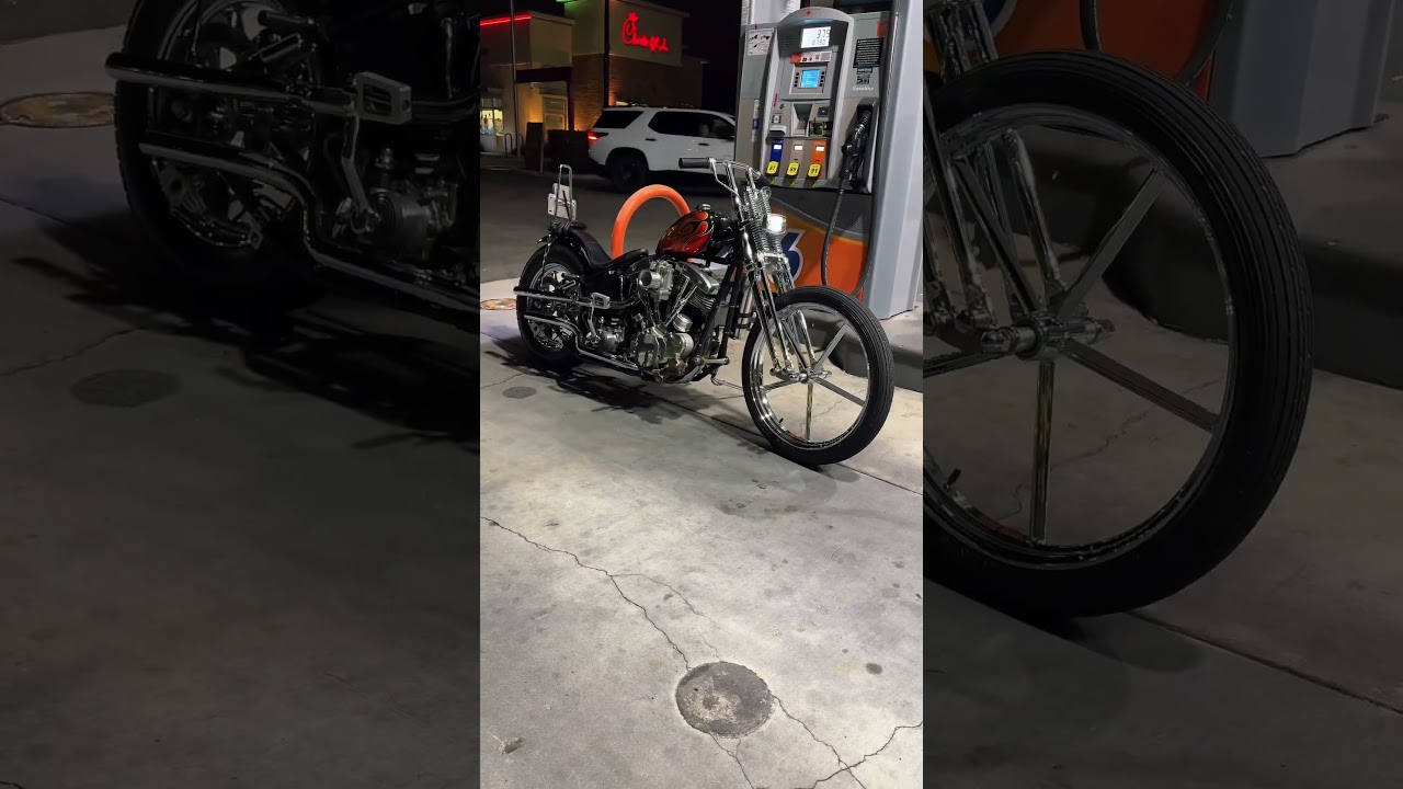 Slabside SHOVELHEAD Stroker with Mikuni HSR42 carb