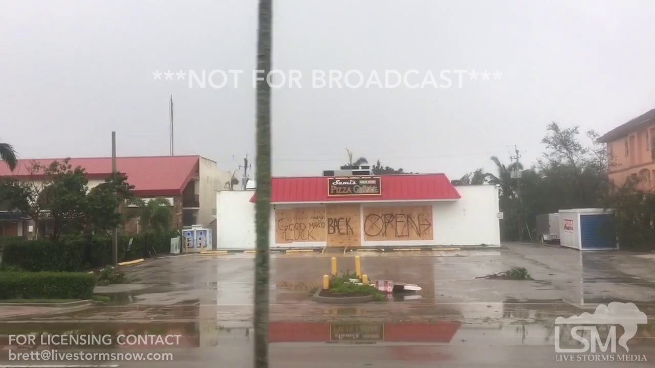 STOCK - 09/10/2017 - Marcos Island, FL - hurricane Irma significant damage