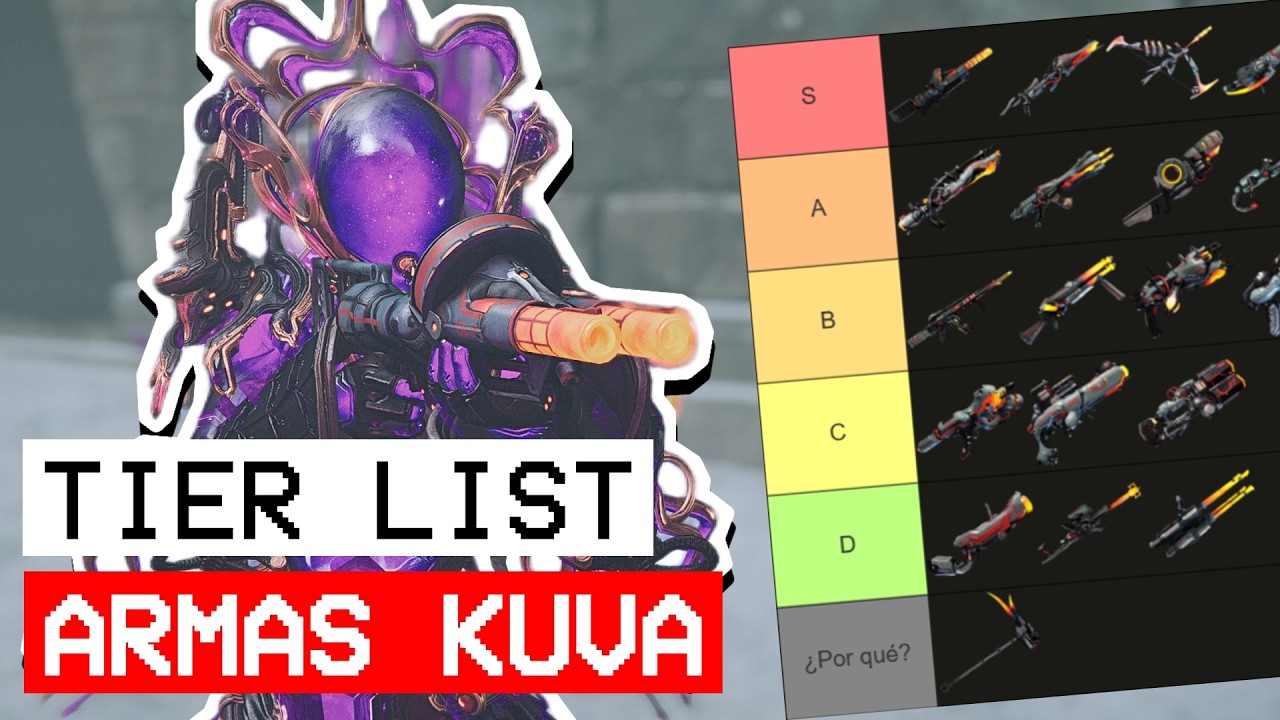 TIER LIST de ARMAS KUVA 2025 | Builds y Elementos