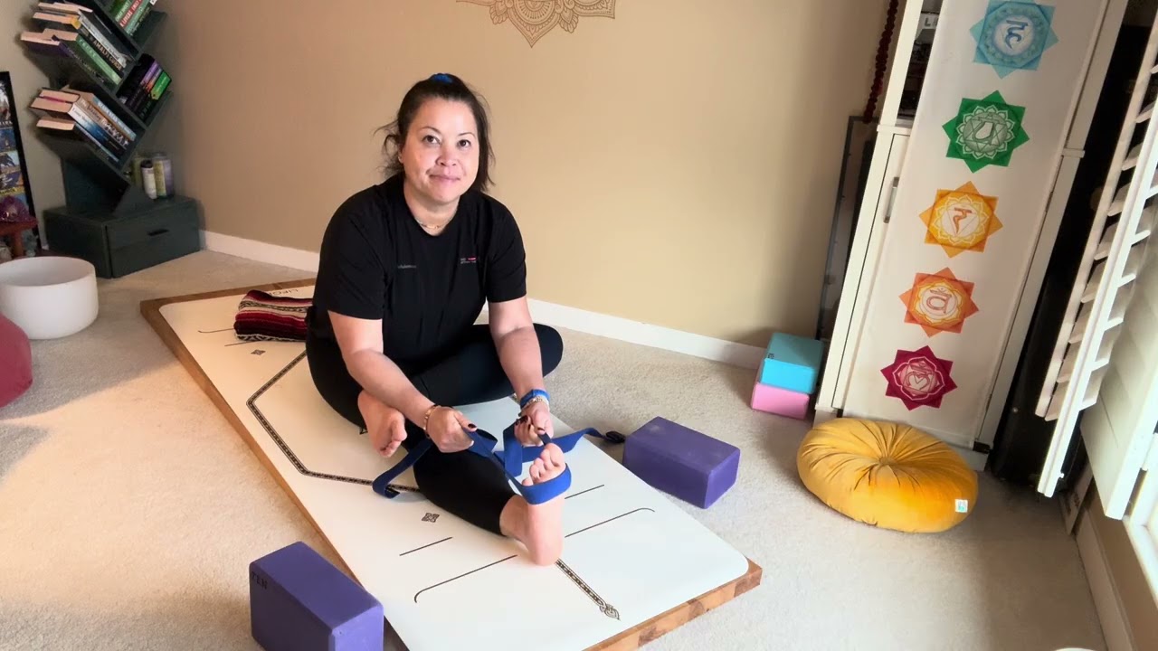 Relaxing Supported Fish Pose