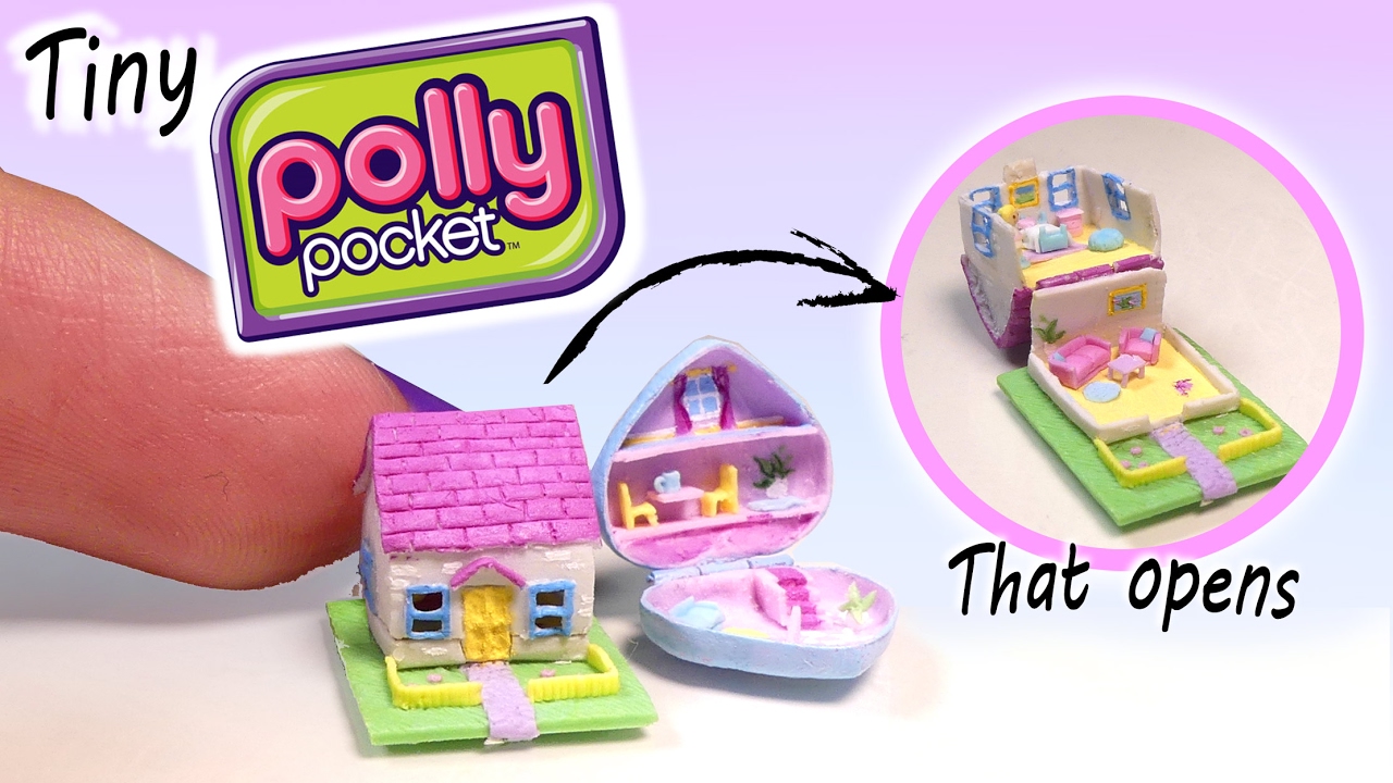 Miniature Polly Pocket Dollhouse Tutorial // DIY Miniature Dollhouse