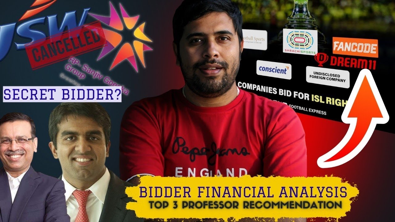 🔴ISL New Owner Bid Financial Analysis Explained | FSDL vs FanCode vs Conscient vs Sarachi|