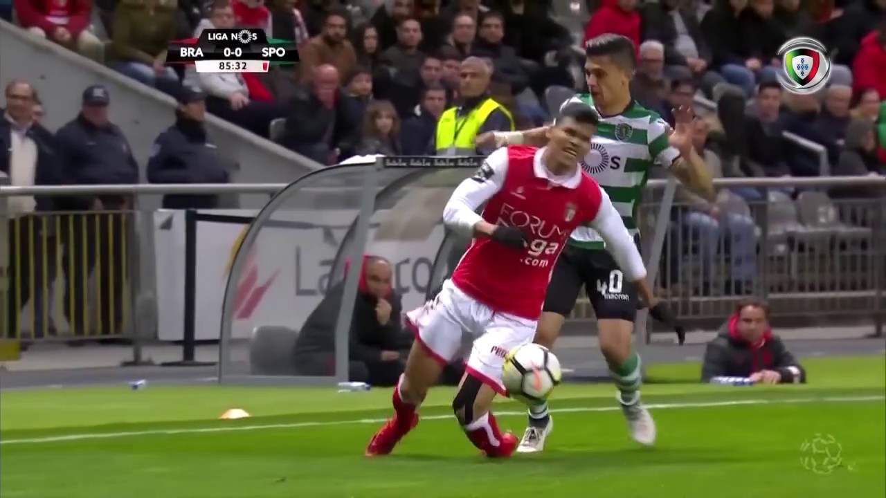 Goal | Golo Ra&uacute;l Silva: Sp. Braga (1)-0 Sporting (Liga 17/18 #28)