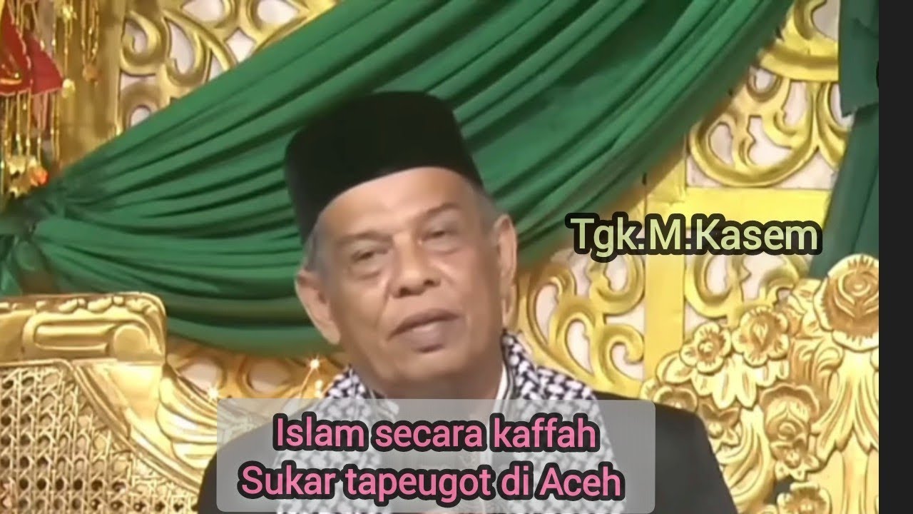Undang2 KUHP beradu dengan hukum Islam secara kaffah diAceh,penceramah Tgk.M.Kasem meukat ubat