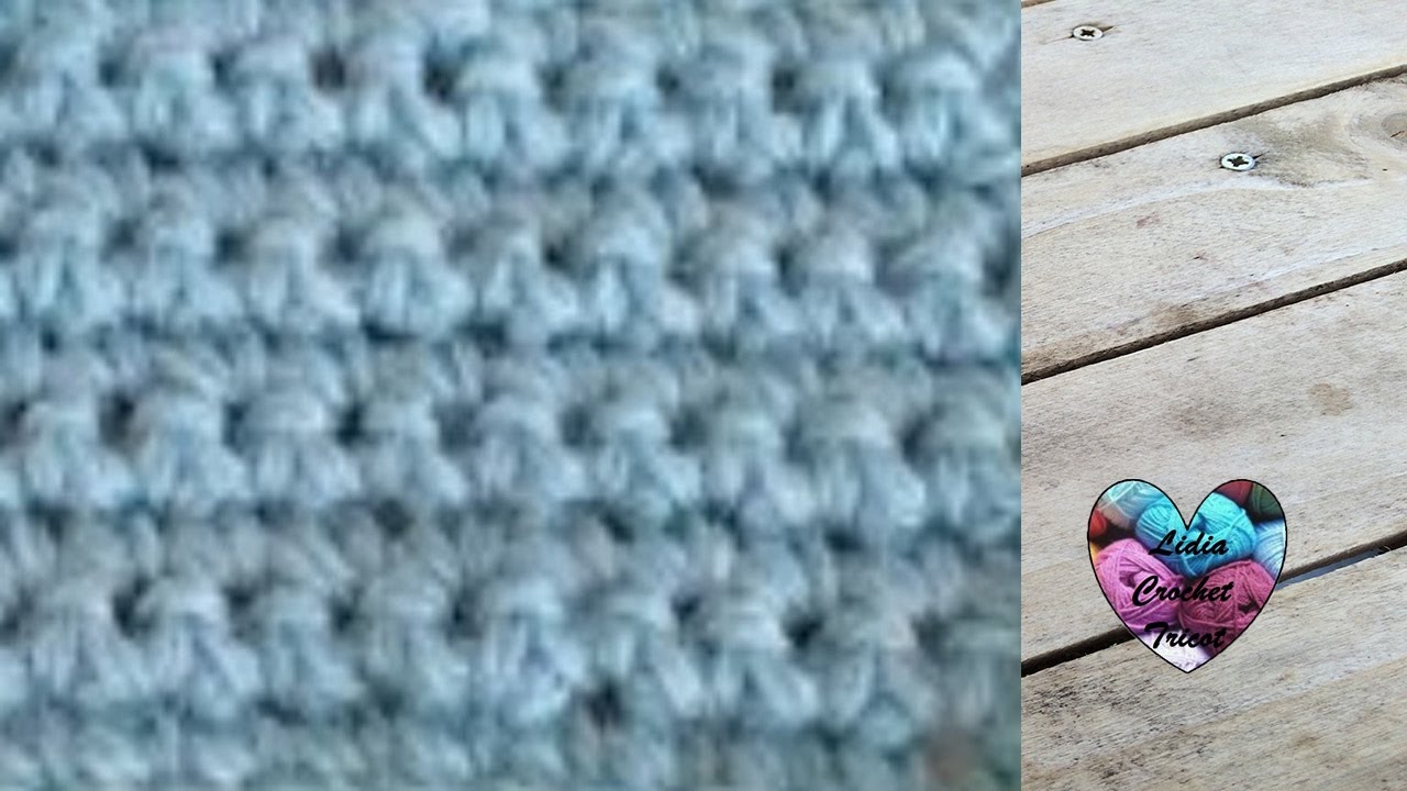Maille serr&eacute;e crochet