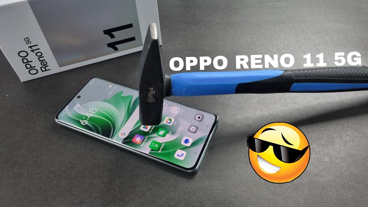 Oppo Reno 11 5G Screen Scratch & Glass AGC DT-Star2 Durability Test 🔨🛠️