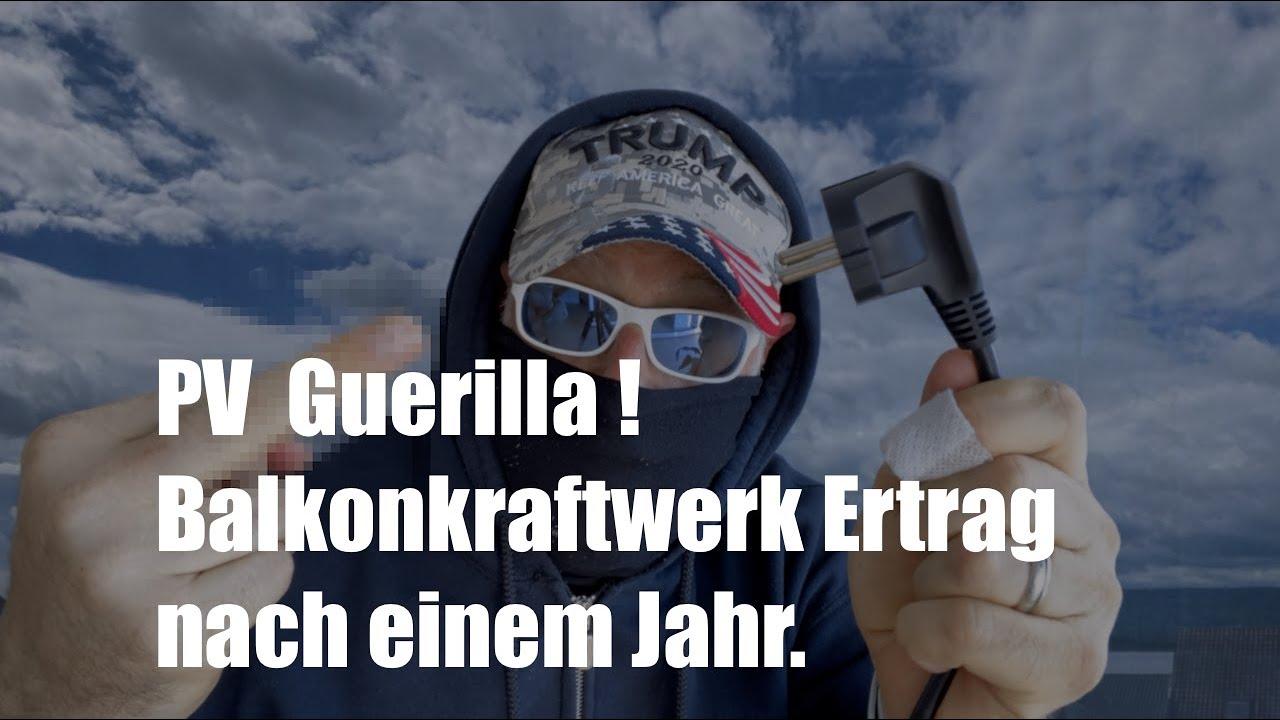 Balkonkraftwerk Ertrag nach einem Jahr. Nicht lange fragen?! Mitmachen!