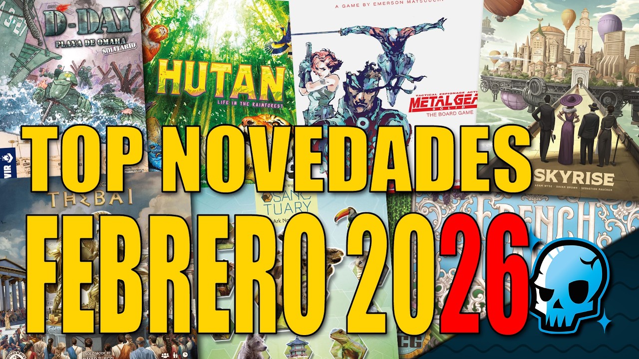 🔥 TOP NOVEDADES juegos de mesa FEBRERO 2026 🔥