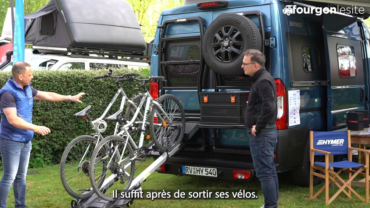 Hymer Backrack+ et le porte-vélos électriques