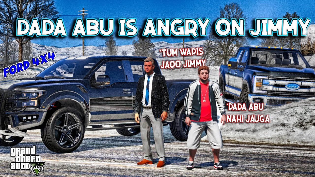 GTA 5 Pakistan | DADA ABU is Angry on Jimmy | Ford Raptor F150 | Urdu