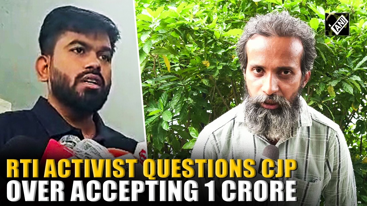 RTI activist Amit Tiwari questions CJP over accepting 1 cr, abusive statements against PM Modi