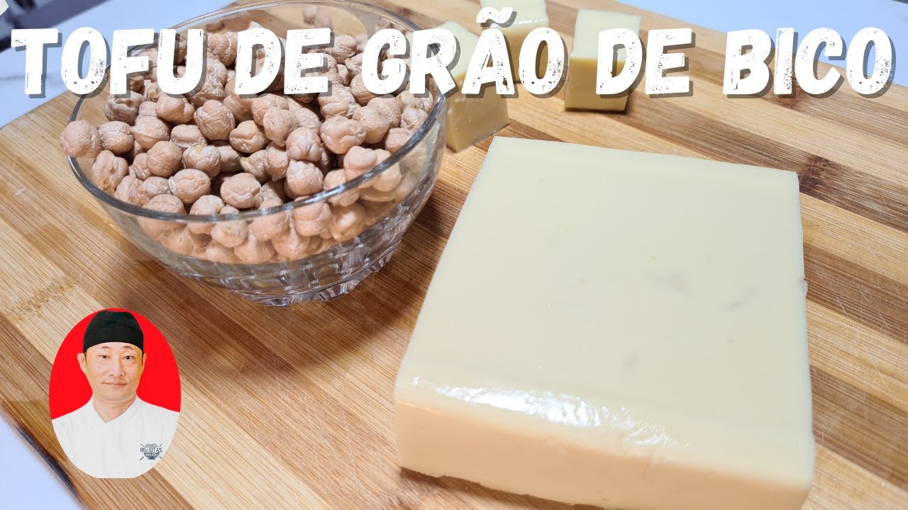 Tofu de grão de bico super fácil